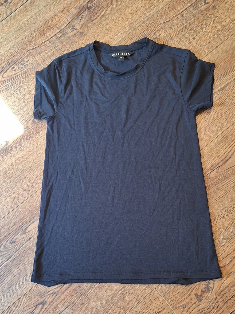Athleta Black Short Sleeve Crew Performance Tee ☆Size XS☆